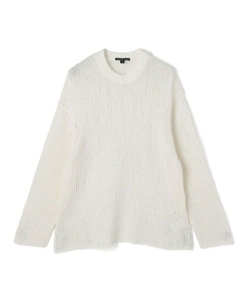 TOMORROWLAND / トゥモローランド ニット・セーター | オーバーサイズド コットンリネンニット WTAL3294（13 オフホワイト）