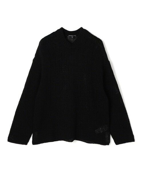 TOMORROWLAND / トゥモローランド ニット・セーター | オーバーサイズド コットンリネンニット WTAL3294（19 ブラック）