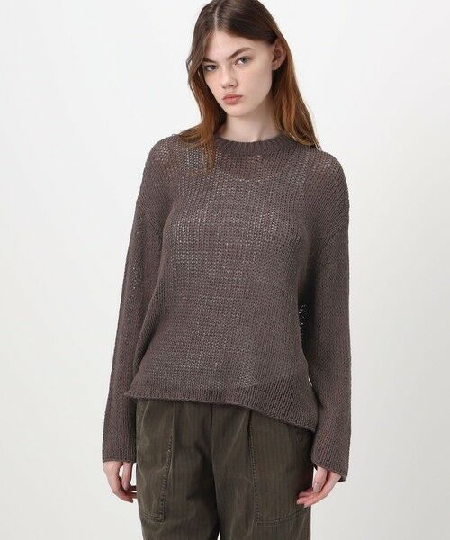 TOMORROWLAND / トゥモローランド ニット・セーター | オーバーサイズド コットンリネンニット WTAL3294 | 詳細2