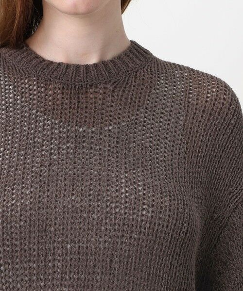 TOMORROWLAND / トゥモローランド ニット・セーター | オーバーサイズド コットンリネンニット WTAL3294 | 詳細5