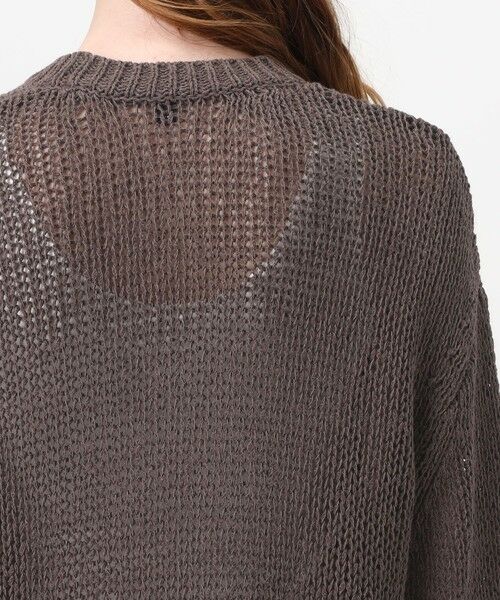 TOMORROWLAND / トゥモローランド ニット・セーター | オーバーサイズド コットンリネンニット WTAL3294 | 詳細6