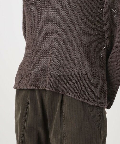TOMORROWLAND / トゥモローランド ニット・セーター | オーバーサイズド コットンリネンニット WTAL3294 | 詳細8