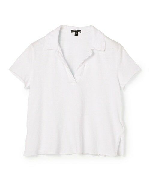 TOMORROWLAND / トゥモローランド ポロシャツ | スラブジャージーオープンポロシャツ WJD3317（11 ホワイト）