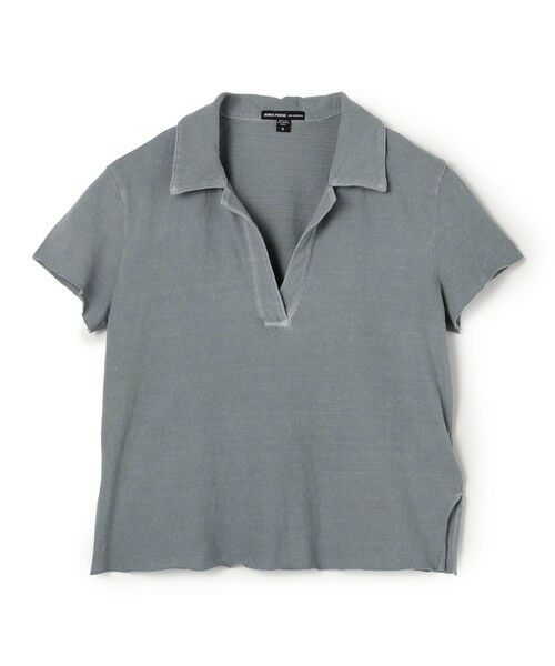 TOMORROWLAND / トゥモローランド ポロシャツ | スラブジャージーオープンポロシャツ WJD3317（17 グレー）