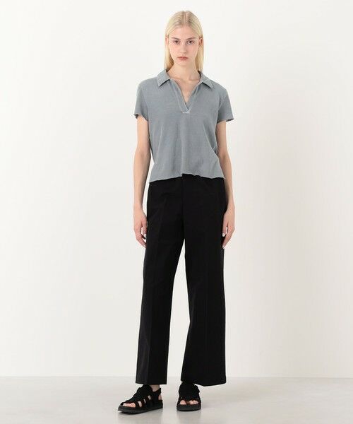 TOMORROWLAND / トゥモローランド ポロシャツ | スラブジャージーオープンポロシャツ WJD3317 | 詳細1