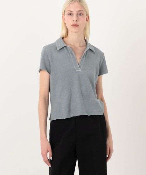 TOMORROWLAND / トゥモローランド ポロシャツ | スラブジャージーオープンポロシャツ WJD3317 | 詳細2