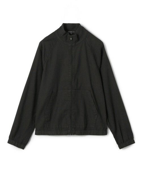 TOMORROWLAND / トゥモローランド ブルゾン | ストレッチリネントラックジャケット MLIM2257（19 ブラック）