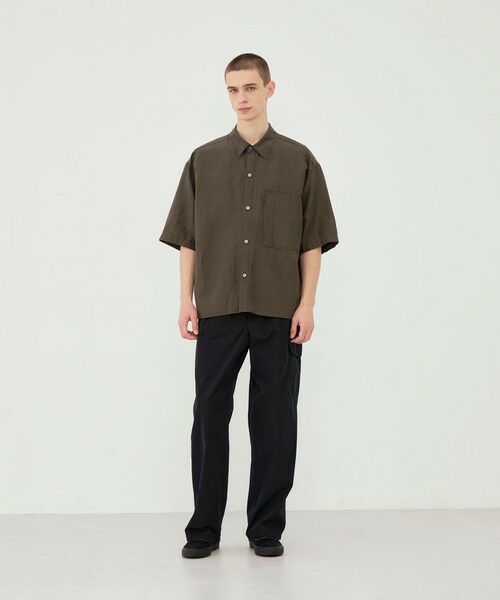 TOMORROWLAND / トゥモローランド シャツ・ブラウス | リネンキュプラシルクコンパクト ハーフスリーブシャツ | 詳細1