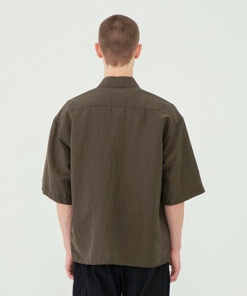 TOMORROWLAND / トゥモローランド シャツ・ブラウス | リネンキュプラシルクコンパクト ハーフスリーブシャツ | 詳細4