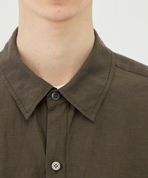 TOMORROWLAND / トゥモローランド シャツ・ブラウス | リネンキュプラシルクコンパクト ハーフスリーブシャツ | 詳細5