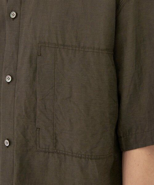 TOMORROWLAND / トゥモローランド シャツ・ブラウス | リネンキュプラシルクコンパクト ハーフスリーブシャツ | 詳細6