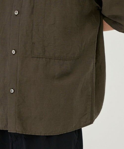 TOMORROWLAND / トゥモローランド シャツ・ブラウス | リネンキュプラシルクコンパクト ハーフスリーブシャツ | 詳細8
