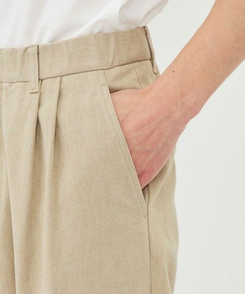 TOMORROWLAND / トゥモローランド その他パンツ | ダストフェードツイル イージーツータックパンツ | 詳細7