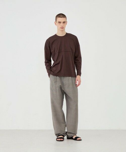 TOMORROWLAND / トゥモローランド その他パンツ | リネンキュプラシルクコンパクト ツータックパンツ | 詳細1