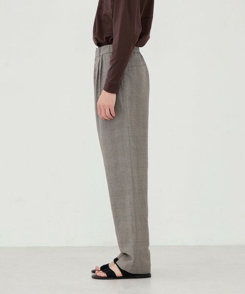 TOMORROWLAND / トゥモローランド その他パンツ | リネンキュプラシルクコンパクト ツータックパンツ | 詳細4