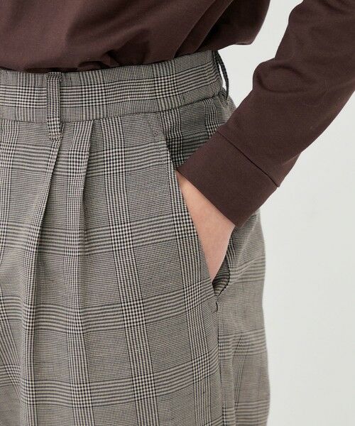 TOMORROWLAND / トゥモローランド その他パンツ | リネンキュプラシルクコンパクト ツータックパンツ | 詳細8