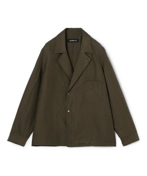 TOMORROWLAND / トゥモローランド その他アウター | リネンキュプラシルクコンパクト シャツジャケット（47 ブラウン）