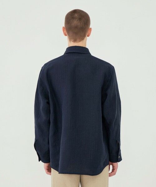 TOMORROWLAND / トゥモローランド ブルゾン | マリンカナパストライプ ジップアップシャツブルゾン | 詳細4