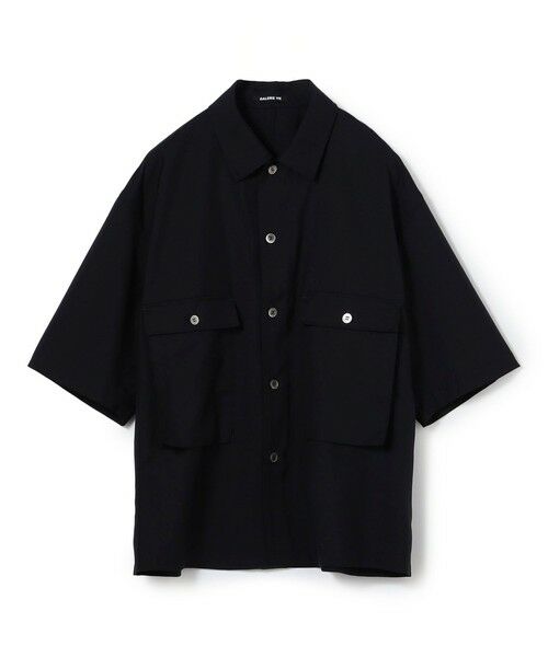 TOMORROWLAND / トゥモローランド シャツ・ブラウス | ウォッシャブルトロピカル ハーフスリーブシャツ（69 ネイビー）