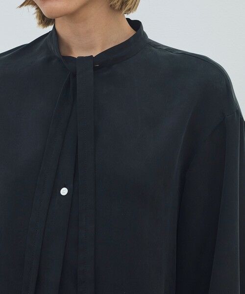 TOMORROWLAND / トゥモローランド シャツ・ブラウス | フィブリルキュプラポリ クロップドリラックスブラウス | 詳細5