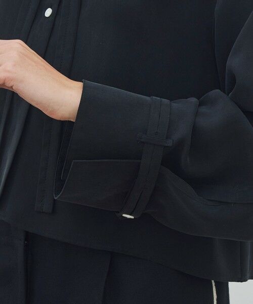 TOMORROWLAND / トゥモローランド シャツ・ブラウス | フィブリルキュプラポリ クロップドリラックスブラウス | 詳細6