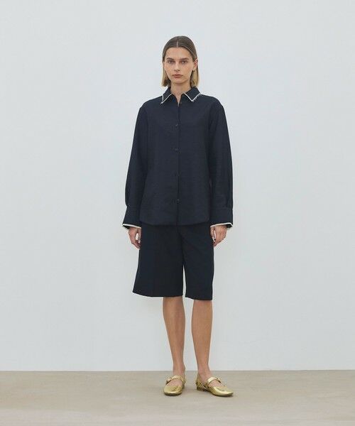 TOMORROWLAND / トゥモローランド シャツ・ブラウス | モヘヤリネン エンブロイダリーカッティングシャツ | 詳細1