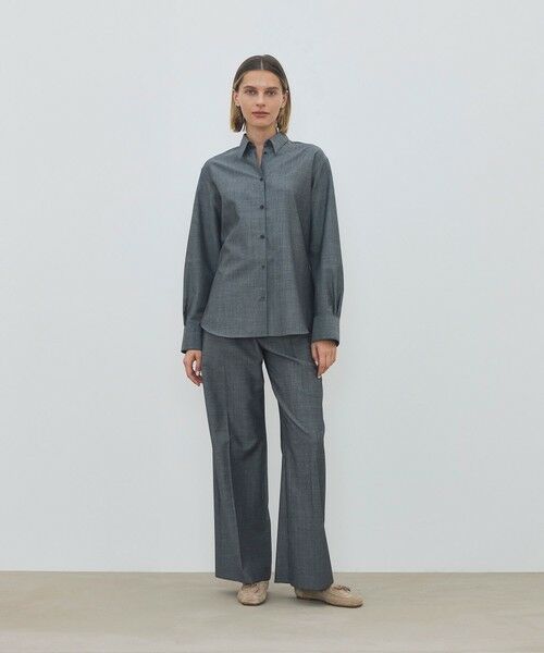 TOMORROWLAND / トゥモローランド シャツ・ブラウス | ウーステッドウールモヘヤ ドレスシャツ | 詳細1