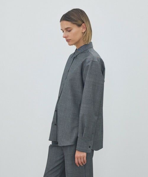 TOMORROWLAND / トゥモローランド シャツ・ブラウス | ウーステッドウールモヘヤ ドレスシャツ | 詳細3