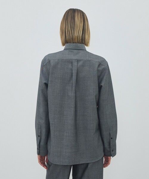 TOMORROWLAND / トゥモローランド シャツ・ブラウス | ウーステッドウールモヘヤ ドレスシャツ | 詳細4