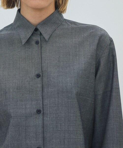 TOMORROWLAND / トゥモローランド シャツ・ブラウス | ウーステッドウールモヘヤ ドレスシャツ | 詳細5