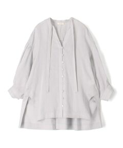 TOMORROWLAND / トゥモローランド シャツ・ブラウス | 【WEB先行予約】 リネンラミーシルク ミドルパフスリーブブラウス