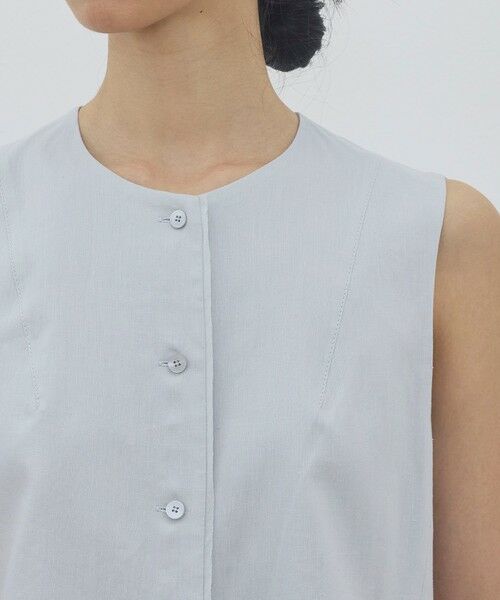 TOMORROWLAND / トゥモローランド シャツ・ブラウス | 【WEB先行予約】リネンラミーシルク ギャザーペプラムブラウス | 詳細5