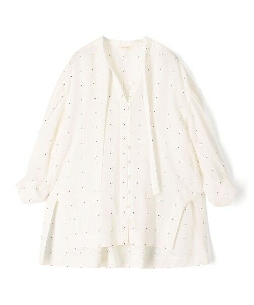 TOMORROWLAND / トゥモローランド シャツ・ブラウス | 【WEB先行予約】 アライメントドットプリント ミドルパフスリーブブラウス（12 ホワイト系）