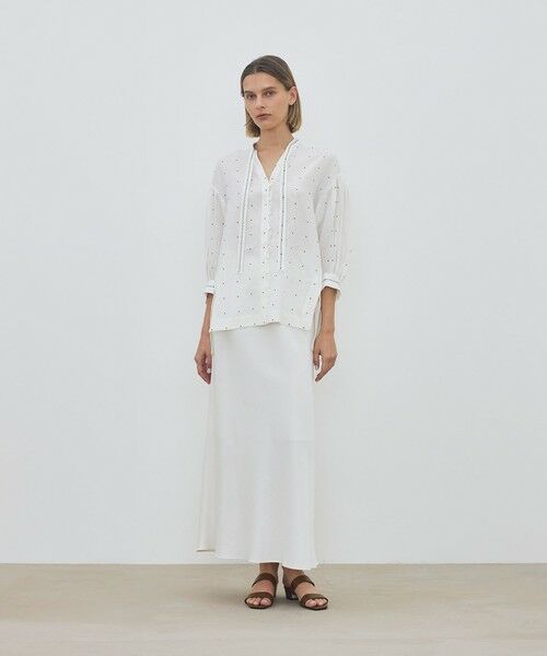 TOMORROWLAND / トゥモローランド シャツ・ブラウス | 【WEB先行予約】 アライメントドットプリント ミドルパフスリーブブラウス | 詳細1