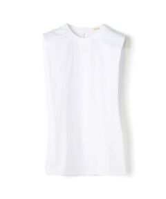 【WEB先行予約】コットンストレッチポプリン ノースリーブシャツ