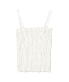 TOMORROWLAND / トゥモローランド キャミソール・チューブトップ | マットレーヨンラッフル キャミソール