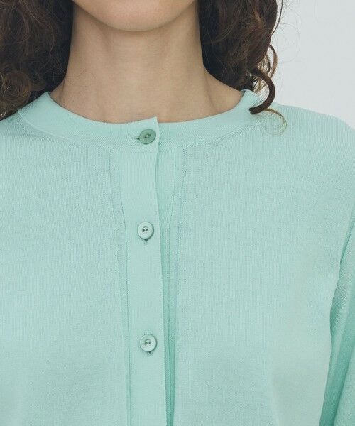 TOMORROWLAND / トゥモローランド カーディガン・ボレロ | ハイツイストドライコットン スリットスリーブカーディガン | 詳細5