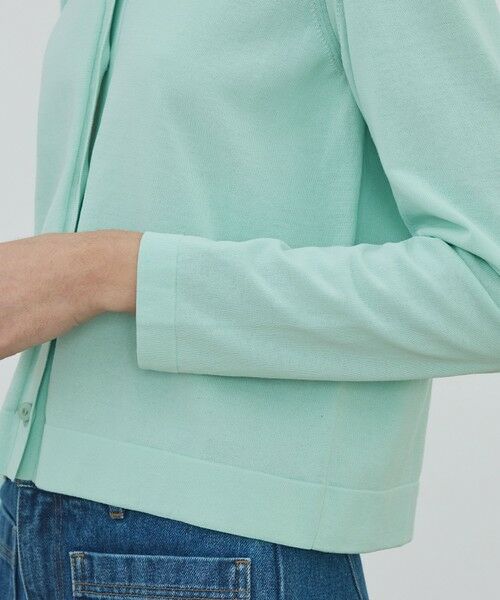 TOMORROWLAND / トゥモローランド カーディガン・ボレロ | ハイツイストドライコットン スリットスリーブカーディガン | 詳細6