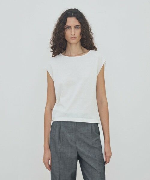 TOMORROWLAND / トゥモローランド ニット・セーター | ハイツイストドライコットン フレンチスリーブプルオーバー | 詳細2