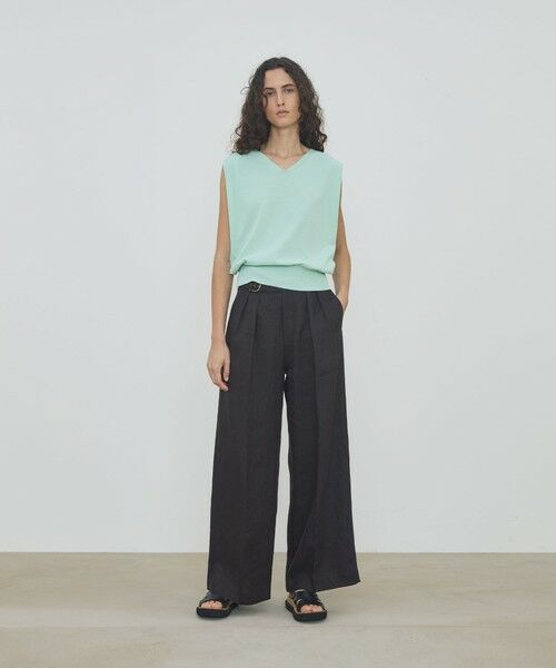 TOMORROWLAND / トゥモローランド ニット・セーター | ハイツイストドライコットン フロンタブルプルオーバー | 詳細1