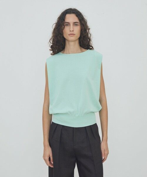 TOMORROWLAND / トゥモローランド ニット・セーター | ハイツイストドライコットン フロンタブルプルオーバー | 詳細2