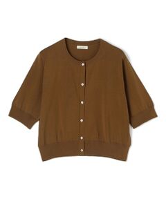 TOMORROWLAND / トゥモローランド カーディガン・ボレロ | 【WEB先行予約】ドライコットン ハーフスリーブカーディガン