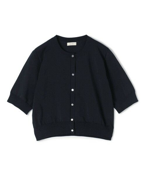 TOMORROWLAND / トゥモローランド カーディガン・ボレロ | 【WEB先行予約】ドライコットン ハーフスリーブカーディガン（69 ネイビー）
