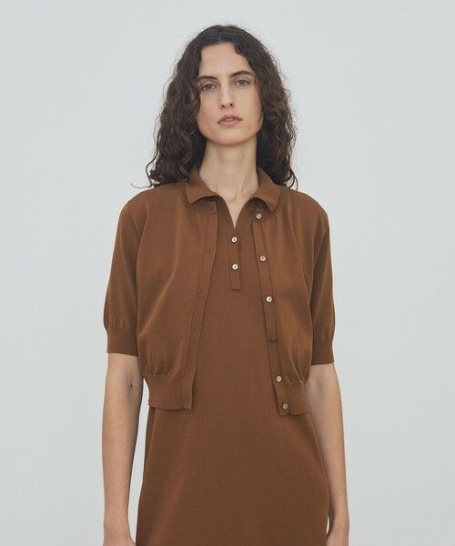 TOMORROWLAND / トゥモローランド カーディガン・ボレロ | 【WEB先行予約】ドライコットン ハーフスリーブカーディガン | 詳細2