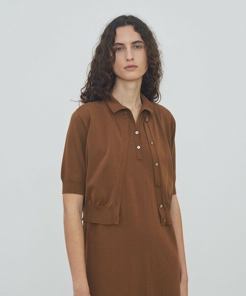 TOMORROWLAND / トゥモローランド カーディガン・ボレロ | 【WEB先行予約】ドライコットン ハーフスリーブカーディガン | 詳細3