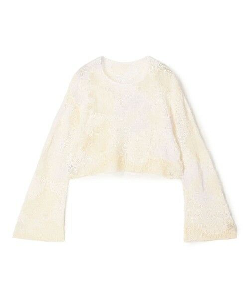 TOMORROWLAND / トゥモローランド ニット・セーター | ハンドニット ラウンドネックプルオーバー（11 ホワイト）