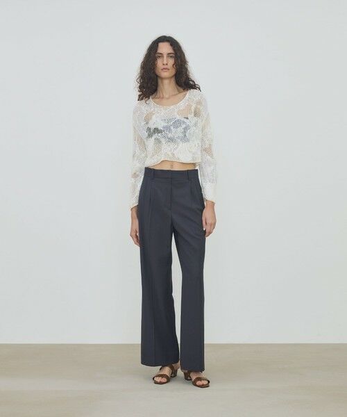 TOMORROWLAND / トゥモローランド ニット・セーター | ハンドニット ラウンドネックプルオーバー | 詳細1