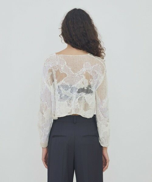 TOMORROWLAND / トゥモローランド ニット・セーター | ハンドニット ラウンドネックプルオーバー | 詳細4