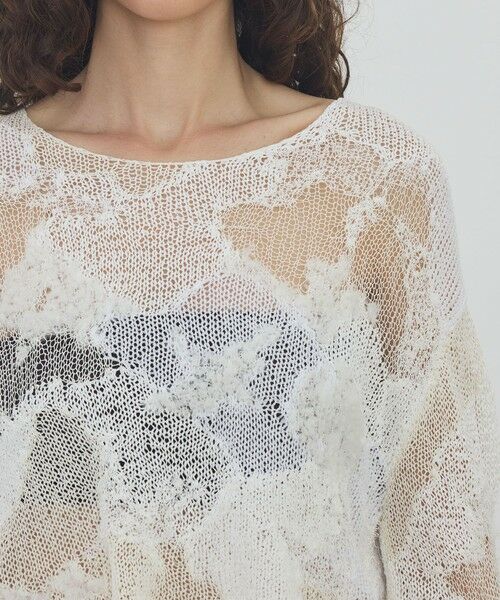 TOMORROWLAND / トゥモローランド ニット・セーター | ハンドニット ラウンドネックプルオーバー | 詳細5