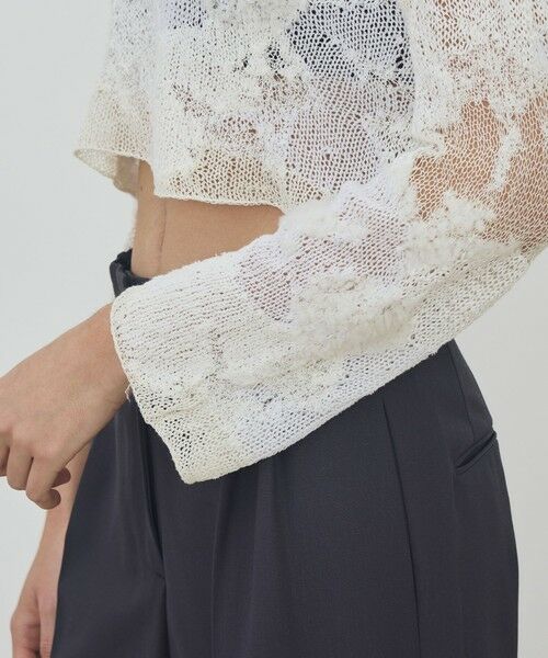 TOMORROWLAND / トゥモローランド ニット・セーター | ハンドニット ラウンドネックプルオーバー | 詳細6